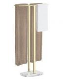 KES Standing Towel Rack with Marble Base, 37in H