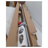 KAMANINA 1 Inch Double Curtain Rods for Windows 72 to 144 Inches, Antique Silver