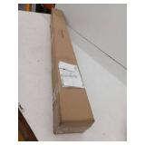 KAMANINA 1 Inch Double Curtain Rods for Windows 72 to 144 Inches, Antique Silver