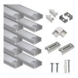 hunhun 10-Pack 3.3ft/1Meter U Shape LED Aluminum Channel System with Milky Cover