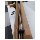 Window Curtain Rod, 72-144 Inch, Antique Bronze