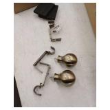 Window Curtain Rod, 72-144 Inch, Antique Bronze