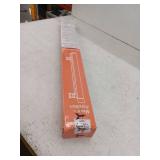 Reinforced 60in Wide Retractable Baby Gates with Upgraded Rods,  Black