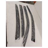 in-Channel Window Rain Guards Compatible with 2011-2023 Dodge Charger