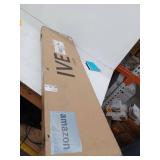 Wooden Monitor Stand Riser - Walnut and Black