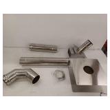 3-inch Horizontal Stainless Steel Vent Pipe Kit