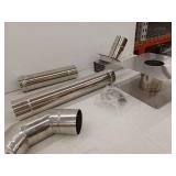 3-inch Horizontal Stainless Steel Vent Pipe Kit