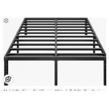 18-Inch Metal Platform Bed Frame - King Size