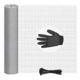 48-inch x 100ft Galvanized Hardware Cloth Wire Mesh