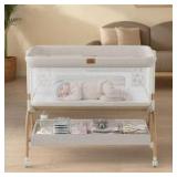 Baby Bassinet Bedside Crib, 3-in-1 Baby Bassinet