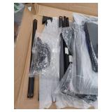 Computer Desk with 4 Drawers, Black