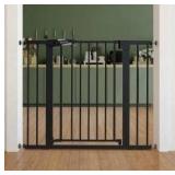 Babelio Baby Gate for Doorways and Stairs, 26-40 Inch, Black