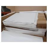 Vertical File Storage Cabinet With 2 Drawers, White With Brown Top