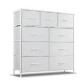9 Drawer Dresser, White