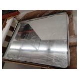 Black Bathroom Mirror Medicine Cabinet with Round Corner Framed Door 24 x 30 inch