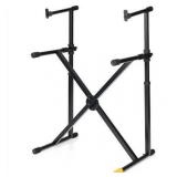 EZ-LOK Double Tier X Keyboard Stand