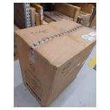 Garvee Large Stainless Steel Double Trash Can with Lid, Step-on, 2 x 40 L