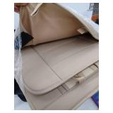 Universal Leather Car Seat Covers Full Set - Beige