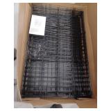 Amazon Basics 3-Tier Wire Cat Cage Playpen Kennel, Large, 36 x 22 x 51 Inches, Black