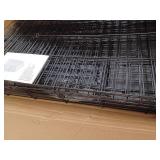 Amazon Basics 3-Tier Wire Cat Cage Playpen Kennel, Large, 36 x 22 x 51 Inches, Black