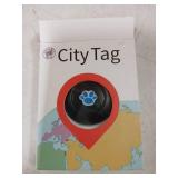 City Tag Pet GPS Tracker with Blue Paw Print