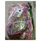 4 Pack Iridescent Pink Plastic Tablecloths, FunnyPars Shiny Disposable Laser Rectangle Table Covers, Holographic Foil Tablecloth Iridescent Party Decorations for Birthday Wedding Christmas, 54x108Inch