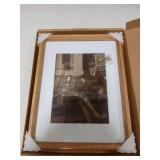 Heimlove 8.5X11 Picture Frames Natural Oak,Original Wood Hand Make Crafted Photo Frame with Mat to 6X8 Graduation Picture Display,Family Picture,Wedding Picture Tabletop & Wall Decoration