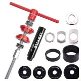 Bicycle Bearing Press Removal Tool Bicycle Bearing Puller Install Tool, Bike Bottom Bracket Removal Tool Kit, Bicycle Bearing Press Kit BB73 BB86 BB30 BB91 BB92 PF30, MTB Road Bicycle Repair Tools