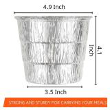 30 Pack BAC407 Grease Bucket Liner Compatible for Traeger Pro Series 575/780, 22/34 Series, Ironwood 650/885 Grills, Grill Accessories Drip Tray Liner