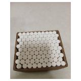 ZEZUT White Chalk 100PCS, Low Dust Chalks Stick Bulk for Chalkboard Blackboard Non-Toxic