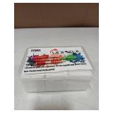 221Pcs Castor Oil Pack Wrap for Face, Castor Oil Patches for Face - Disposable Stretchable Cotton Compress Pads with Breathable Open Hole Design, Facial Wrinkle Relief & Moisturize (Oil Not Included)