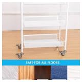 NERILEE 2 Inch Rubber Caster Wheel Set of 4(2 with Brakes & 2 Without) with 5/16" x 1-1/2" (8 x 38mm) Stem Sockets, for Furniture Crib Trolley Dining Car Casters