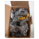 Kruodop Towel Hooks for Bathroom,4 Packs Wall Mount Towel Holder,Black Matte Wall Robe Hook,Stainless Steel Heavy Duty Door Hanger Towel Hook for Kitchen, Bedroom,Hotel,Pool,Coats - Black