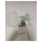 Momcozy Bottle Brush Kit, Innovative Push-Press Design for Better Cleaning - Baby Bottle Cleaner Brush for Baby Bottle, Breast Pumps, Nipples, and More - Can Generate Foam for Better Cleaning, Green