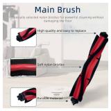 Compatible Replacement Parts Kit for Roborock Q5, Q5+, Q5 Plus 2 Main Brush 8 Side Brushes 8 HEPA Filters, Not for Q5 Max / Q5 Pro / Q5 Max+ / Q5 DuoRoller+