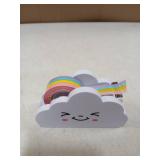 Choisyin Kids Tape Dispenser with Rainbow Tape - Cute Desk Holder for School, Office, Crafts & Arts