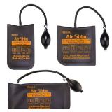 Air Wedge Bag,HTCELLE 3 Piece Commercial Grade Air Wedge Bag Pump Professional Leveling Kit & Alignment Tool Inflatable Air Wedge for a Variety of Jobs,Sizes/Small/Medium/Large.