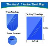 1 Gallon 140 pcs (0.8-1 Gal) Small Clear Trash Bags, Strong 0.8 Gallon 1 Gallon 1.2 Gallon Garbage Bags, Bathroom Trash Can Bin Liners,Mini Bags Waste Basket Liner,Fit 3,4.5 Liter, 0.8-1.2 Gal(1C140)