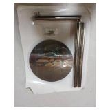 Toilet Paper Holder Stand, Free Standing Toilet Paper Roll Holder with Reserve, Modern Bathroom Toilet Paper Stand for 4 Rolls, Chrome, Housen Solutions