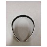 Wecoe White PU Leather 1 Inch Wide Non-Slip Fashion Headband Hair Accessory for Women and Girls, Holiday Costume Diademas Coreanas Para Mujer