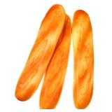 ULTNICE 3pcs Artificial French Long Bread Loaf Lifelike Fake Dessert Cake Food Pretend Play Food Playset Toys Photography Prop Kitchen Decoration, Medium