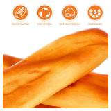 ULTNICE 3pcs Artificial French Long Bread Loaf Lifelike Fake Dessert Cake Food Pretend Play Food Playset Toys Photography Prop Kitchen Decoration, Medium