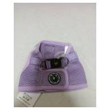 EcoBark Small Dog Harness - Step in Reflective Soft Luxury Mesh Ultra Padded Harness for Puppies, Toy Breeds, and Small Dogs - Comfortable & Secure Halter - Adjustable Pet Vest Wrap (Small, Lavender)