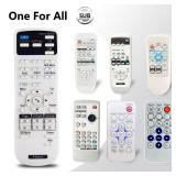 Projector Remote Control Only for Epson LCD Home Cinema, Powerlite, EB-,EX,VS, H, BrightLink, EMP- Series Projectors Remote Replacement