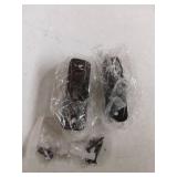 FIREFLYWEB Flip Door Latch Black 180 Degree Heavy Duty Bar Gate Latches Safety Door Lock, Bold Thickened Anti-Rust Update Design (90-180Filp Door Latch)