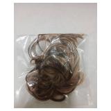 CJL HAIR Large Messy Bun Hair Piece Wavy Curly Scrunchies Synthetic Chignon Ponytail Hair Extensions Thick Updo Hairpieces for Women Bernstein Multi