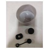 HYZ 4 Piece Accessories for Stanley Cup, Silicone Spill Proof Stopper Set Black and Gray Glitter Protective Boot Including Straw Cover Cap for Stanley H2.0 20oz 30oz 40oz Tumbler