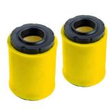 HOODELL 2 Pack 796031 Air Filter + Pre Cleaner Compatible with 591334 594201 797704, Husqvarna YTH22V46, John Deere D100, Pro Performance for Lawn Tractor and More