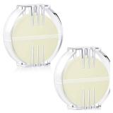 Maitys 2 Pcs Thread Wax Thread Conditioner Beeswax for Hand Sewing Embroidery Beeswax Floss Conditioner for Quilting Sewing Strengthening Line Embroidery Wax (Colorless,Clear Case)