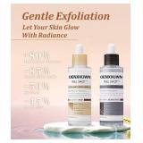 Peel Shot Glow Rice Ampoule Duo Set Day & Night, | Gentle Peel + Pore Minimizing & Deep Hydration | Black and White Rice Exfoliant for All Skin Types, 2PCS (White Rice+Black Rice)